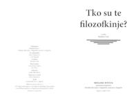 Hrvatske filozofkinje od druge polovice šesnaestoga stoljeća do 1950. godine