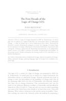 The First Decade of the Logic of Change LCG