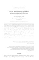 Frege, Wittgenstein i problem prepoznavanja u Tractatusu