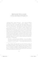 prikaz prve stranice dokumenta Bernard Williams o filozofiji i povijesti