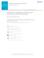 prikaz prve stranice dokumenta Humanism vs. competency: Traditional and contemporary models of education