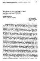prikaz prve stranice dokumenta Boškovićev metafizički dokaz načela neprekinutosti