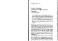 prikaz prve stranice dokumenta How to Eliminate Computational Eliminativism