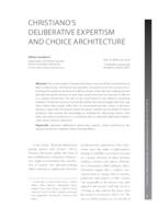 prikaz prve stranice dokumenta Christiano’s Deliberative Expertism and Choice Architecture
