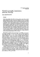 prikaz prve stranice dokumenta Petrićeva prosudba Aristotelove prirodne filozofije